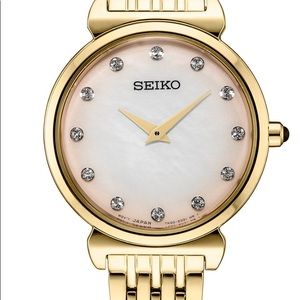 Seiko Essentials Pink Mother of Pearl Women's Watch - SFQ802